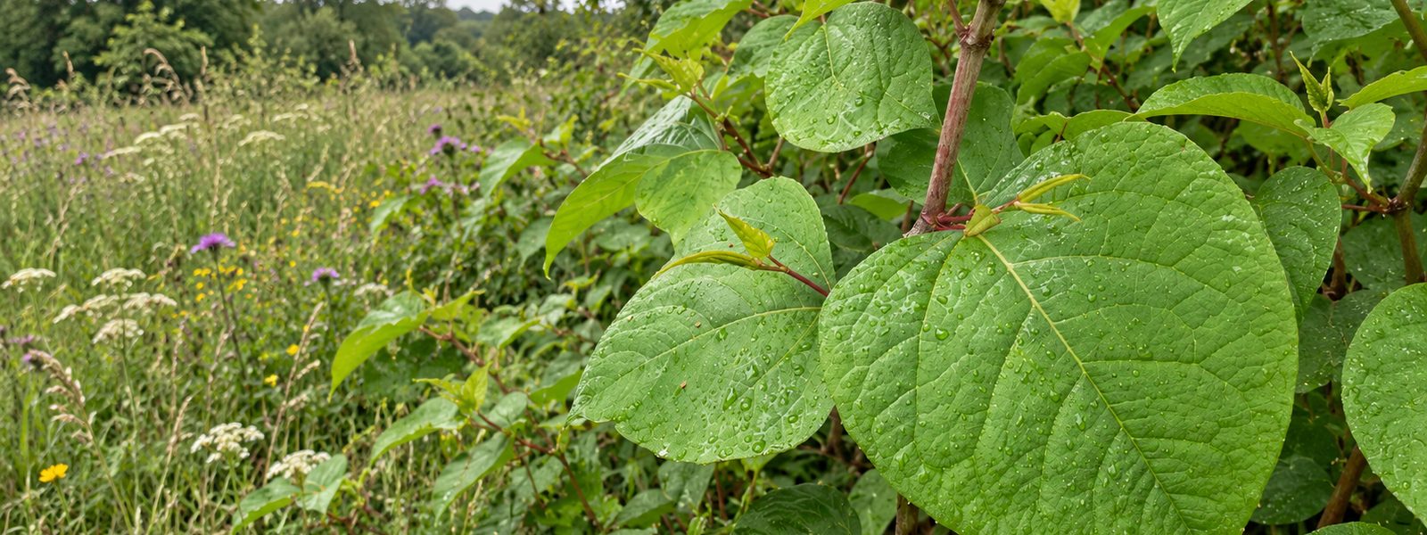 Knotweed Removal in Lowestoft